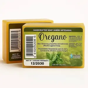 Jabón Artesanal de Orégano / Oregano Handcrafted Soap 100g/3.5oz – Limpia y Protege la Piel / From Mexico – Deep Cleansing & Naturally Antifungal
