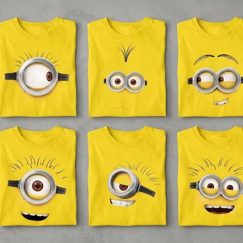 [FREESHIP] Personalized Minions Family Couple T-Shirts, Family T-Shirts, Funny Teams Shirts, Minions T-Shirt, Funny Minions T Shirt, Couple T-Shirt, Casual Cotton Fit, Soft Comfortable Short Sleeve, Unisex & Adult