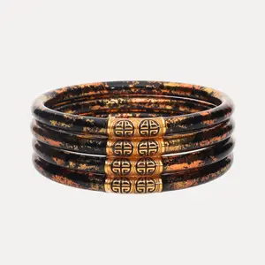 KOI Leopard All Weather Bangle® (AWB®) - Set of 4