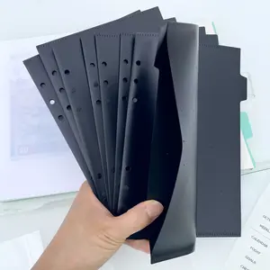 A5/A6/A7 6-Hole Binder Accessories Set - Divider Bag, Planner, Budget Labels, Simple Labels - Durable, Multiple Colors - For Students & Office Workers - Ideal for Organization