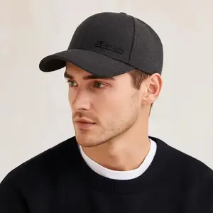 Autumn Winter Wool Baseball Cap Men Women Casual Dad Hat Adjustable Fashion Trucker Style Low Profile