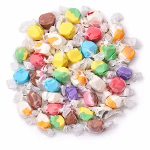 Saltwater Taffy 8 oz Assorted Candy Mix – Soft Chewy Bulk Candy, Individually Wrapped