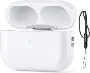 Wireless Charging Case for AirPods Pro 2nd & 1st, USB-C Port, Charger Case Replacement with Bluetooth Pairing Sync Button, Earphones Not Included