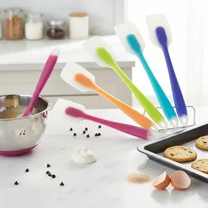 Heat-Resistant Anti-Mold Frosting Set: Dual-Size Non-Stick Cookie Spatula, Antibacterial Cake Icing Knife, Cream Processor. Complete Baking Kit for Home & Commercial Use - Durable Tools for Baking Enthusiasts, Pastry Decorating Tools, Baking Supplies