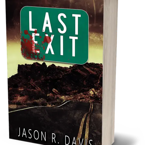 Last Exit horror anthology by Jason Davis - Signed Tales Road Dark Fiction