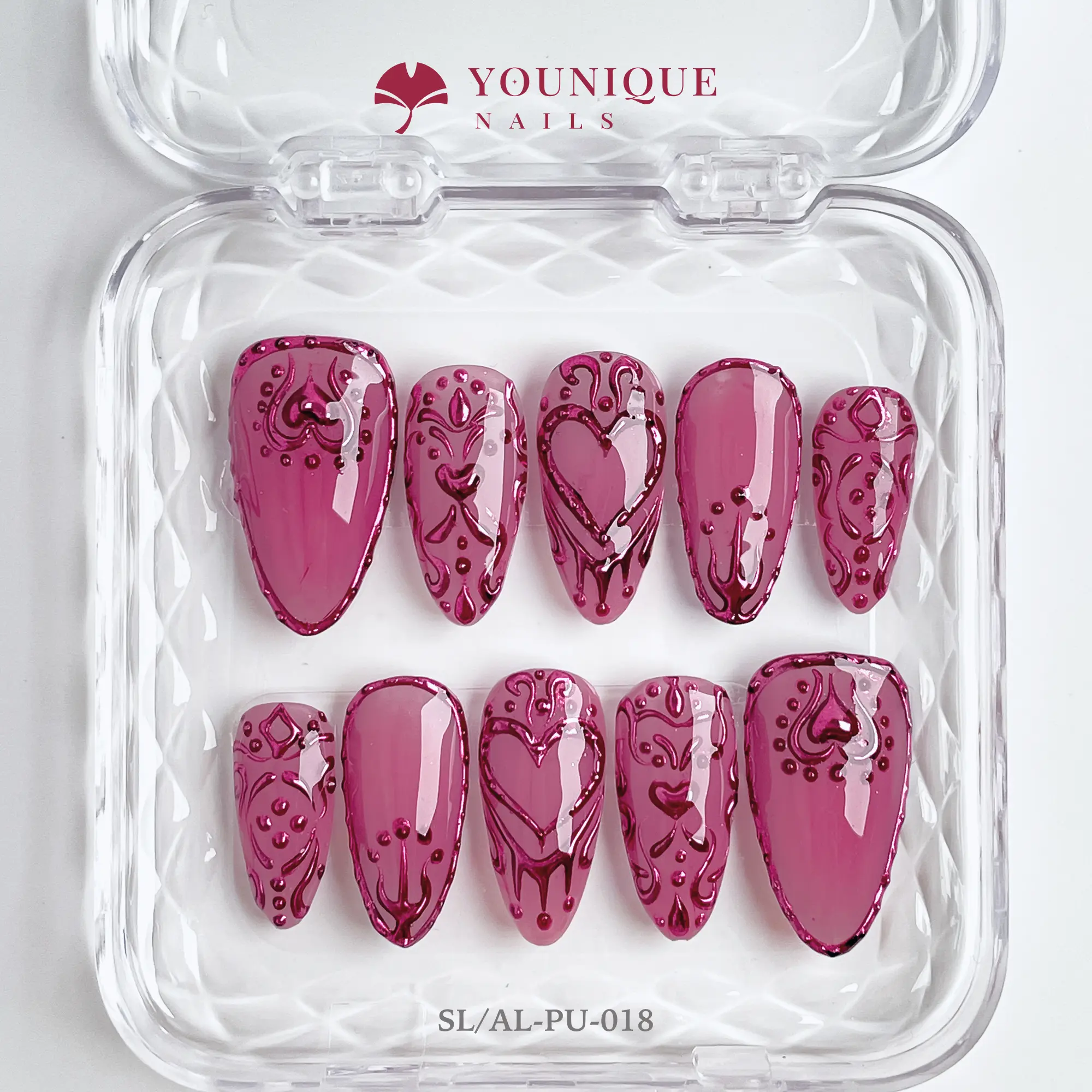 Younique Nails | 10PCS 100% Handmade Press-On Nails | Reusable Colorful Art