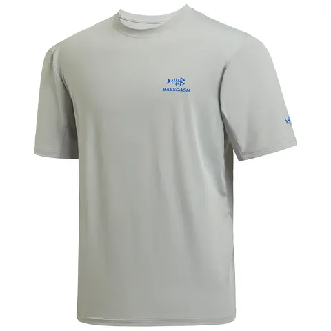 Bassdash UPF 50+ Men’s Sun Protection Fishing Shirt Short Sleeve Quick Dry T-Shirt