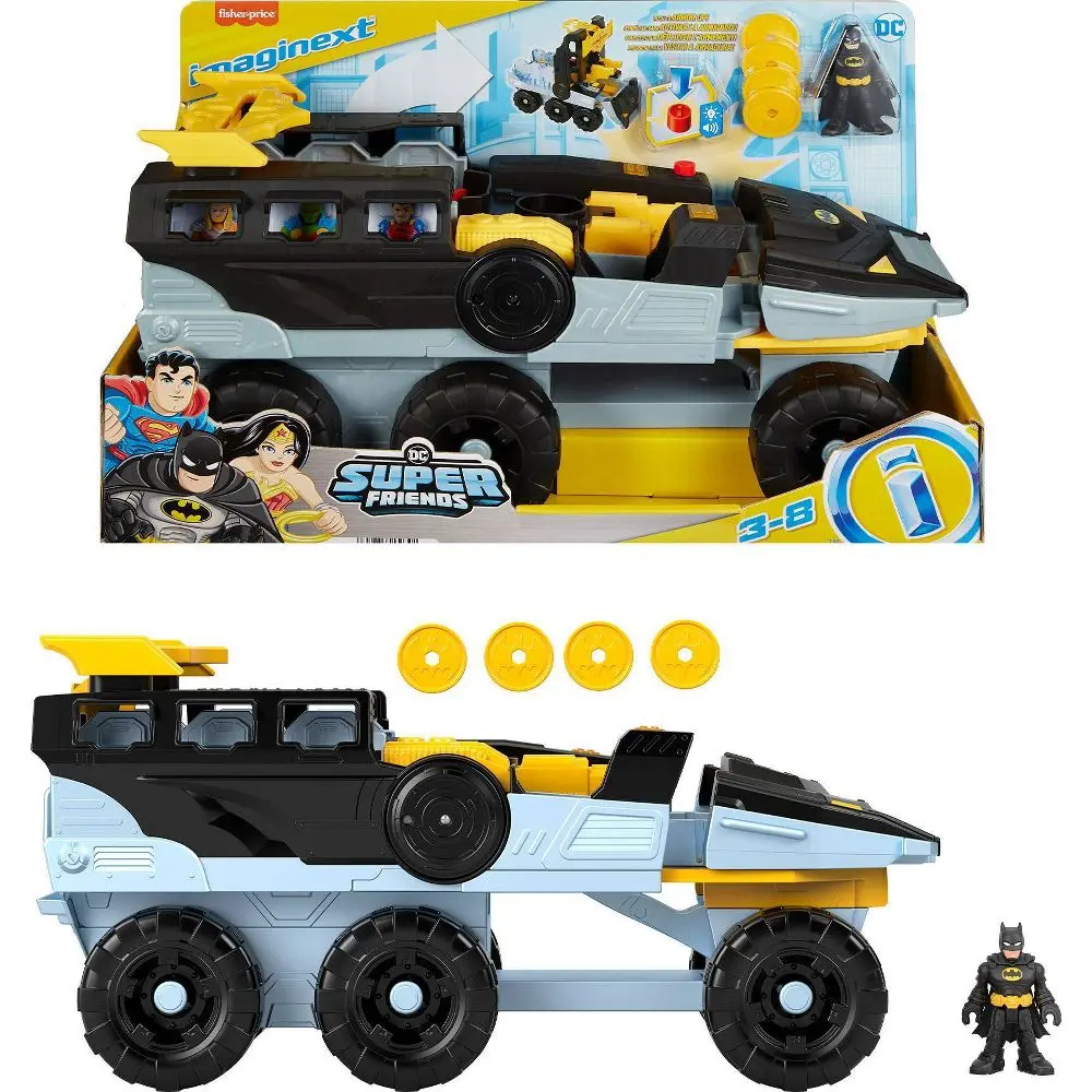 Imaginext DC Comics Armor Up Transforming Batman Bat-Tank Vehicle Truck Imaginext DC Comics Armor Up Transforming Batman Bat-Tank Vehicle Truck