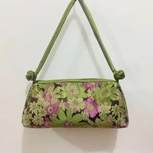 Fashion Luxury Chinese Style Silk Bag Women Handbag Japanese Hand Embroidery Totes Cheongsam Female Cosplay Bags Clutch Purse