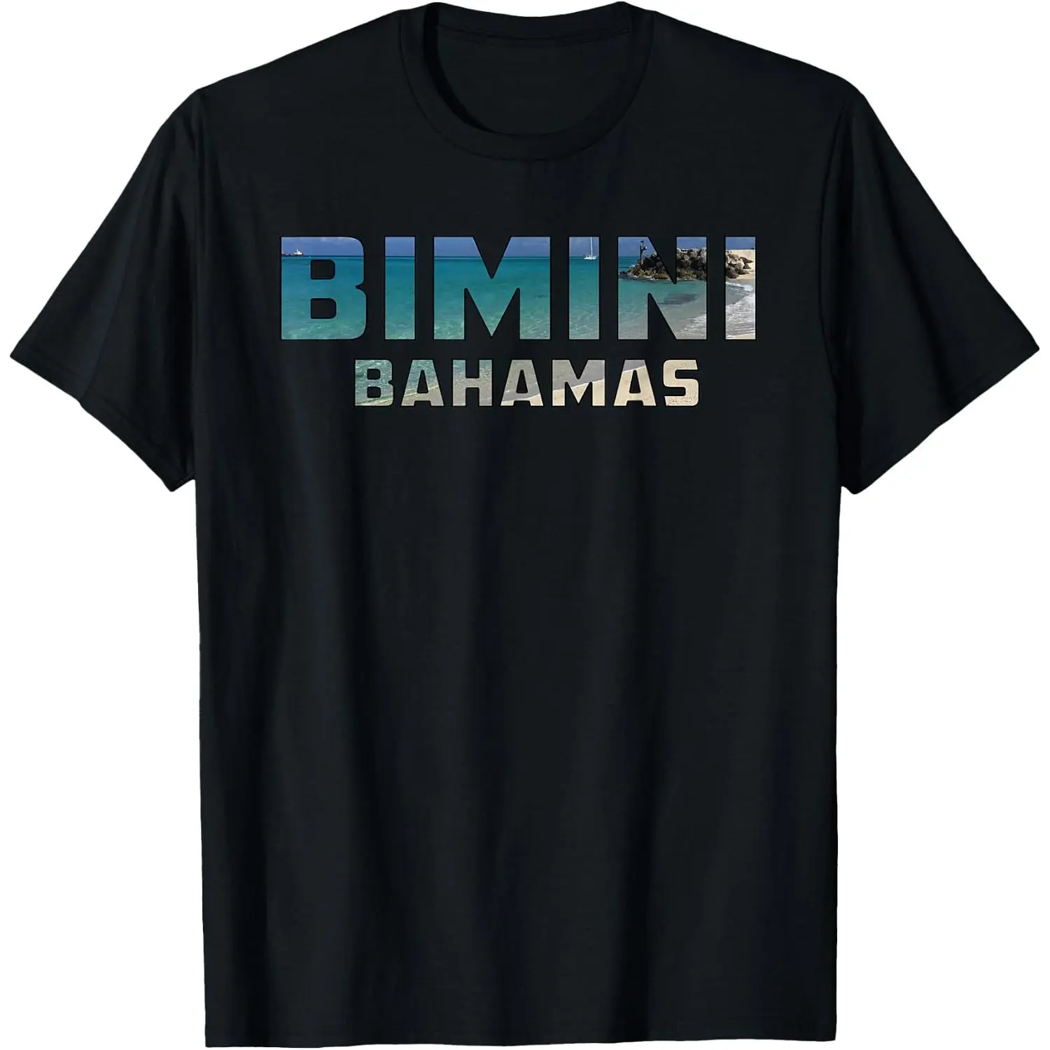 Bimini Bahamas Tropical Island Beach T-Shirt