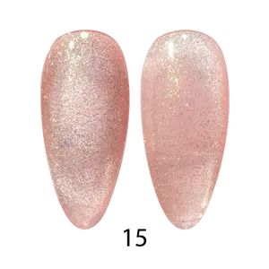 9D Cat Eye Unicorn Base Gel, #15 Conch Shell Nail Art Decoration