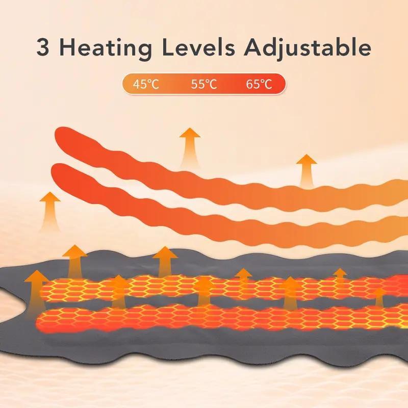 Electric Wrist Massager with Heat, Cordless Hand Massager for Carpal Tunnel, 5 Modes 9 Intensities, Portable Wrist Brace for Tendonitis, Arthritis, Wrist Pain Relief, Rechargeable Wrist Care Device for Home Office