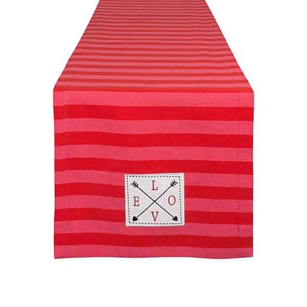 Design Imports In Love Embellished Table Runner - 14" x 108"