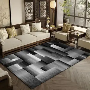 Modern Minimalist Design Floor Mat, 1 Count Non-slip Floor Carpet, Decorative Area Rug, Modern Abstract Rug, Decorative Carpet for Home Living Room Bedroom Hotel, Modern Geometric Rug