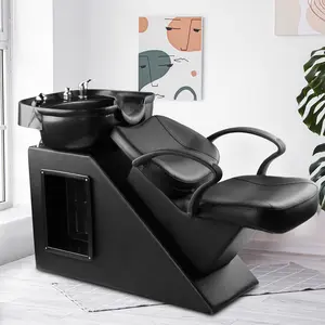 Reclining Barber Chair, Hydraulic Styling Salon Chair for Hair Stylist 8334