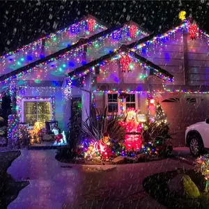Christmas Solar Ice Column Lights, LED Strip Light for Bedroom, Garden, Living Room, Wedding, Party Decorations, Holiday Decoration Lamp, Led Lighted