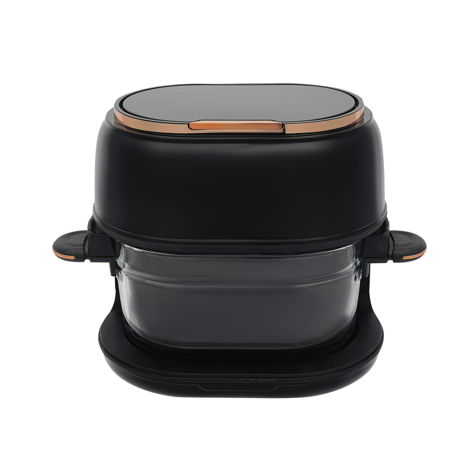 4L LED Screen Air Fryer - 900W, 24h Preset, 11.42*8.66*11.42in, Modern Style - For Home, School, Cafeteria, Restaurant Small Kitchen Use