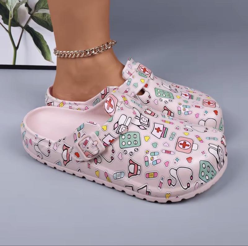 Pink Medical Clogs - Comfortable Footwear for Healthcare Professionals, Ideal for Daily Use, Durable and Stylish Shoe Women