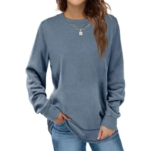Sweatshirts for Women Crewneck Long Sleeve Shirts Tunic Tops for Leggings Fall Fashion Winter Clothing