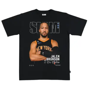 [MADE IN US] Basketball Player Graphic Tee Jalen Brunson Inspired Streetwear Shirt Oversized Fan Art Game Day Outfit Gift for Hoops Lovers