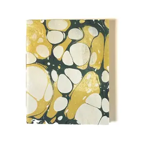 Marbled Hand-bound Notebook • Unlined