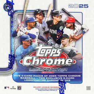 Topps Chrome Logofractor Baseball Hobby Box (2025) Sports Card Items Trading Card Box