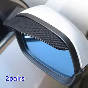 2 Pairs Rearview Mirror Rain Cover, Universal Fit Vehicle Car Accessories, Durable & Waterproof Design, Protects Mirrors From Weather Elements