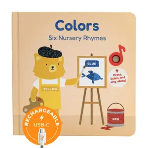 Colors Nursery Rhymes: Press and Sing Along Musical Book for Babies from Cali's Books picturebook
