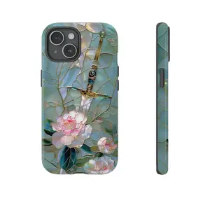 Romantasy Phone Case | Faux Stained Glass Effect, iPhone 17 Pron Max