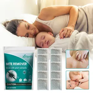 Pest Control Aroma Sachets 10-PK, Eliminate Dust Mites, Fleas & Reduce Allergies, 100% Natural Ingredients Formula for Fabric, Furniture, Pet Beds & More