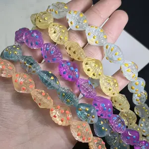 12×16 mm Handmade Luili Shell Beads Multiple Colors Translucent Glossy Finish for DIY Bracelets Necklaces Craft Enthusiasts