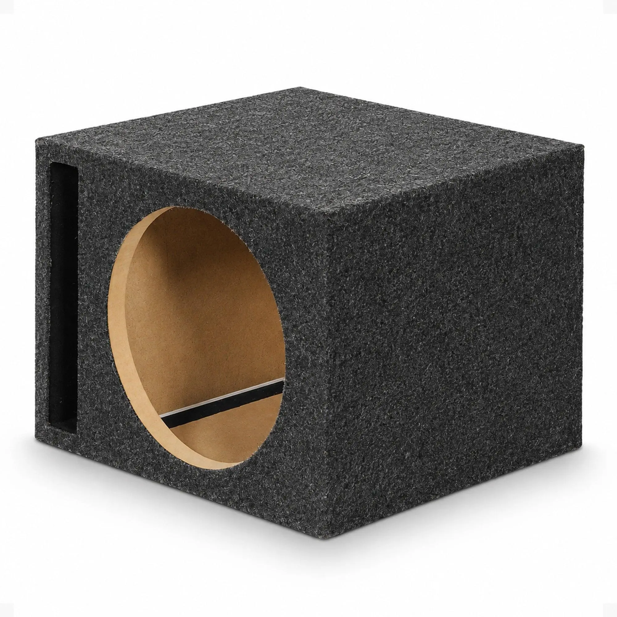 Q Power 10" Heavy-Duty Single Vented Vehicle Subwoofer Enclosure Woofer Box Q Power 10" Heavy-Duty Single Vented Vehicle Subwoofer Enclosure Woofer Box
