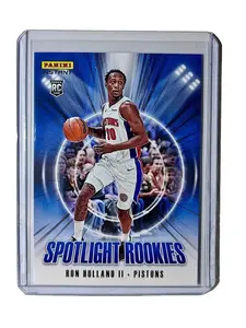 Ron Holland II Rookie 2024-25 Panini Spotlight Rookies NBA #5 Pistons 1 of 170