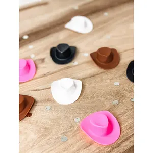 Mini Cowboy Hats for Bachelorette Parties - Country Cowgirl Disco Bride Decorations Accessories Lightweight