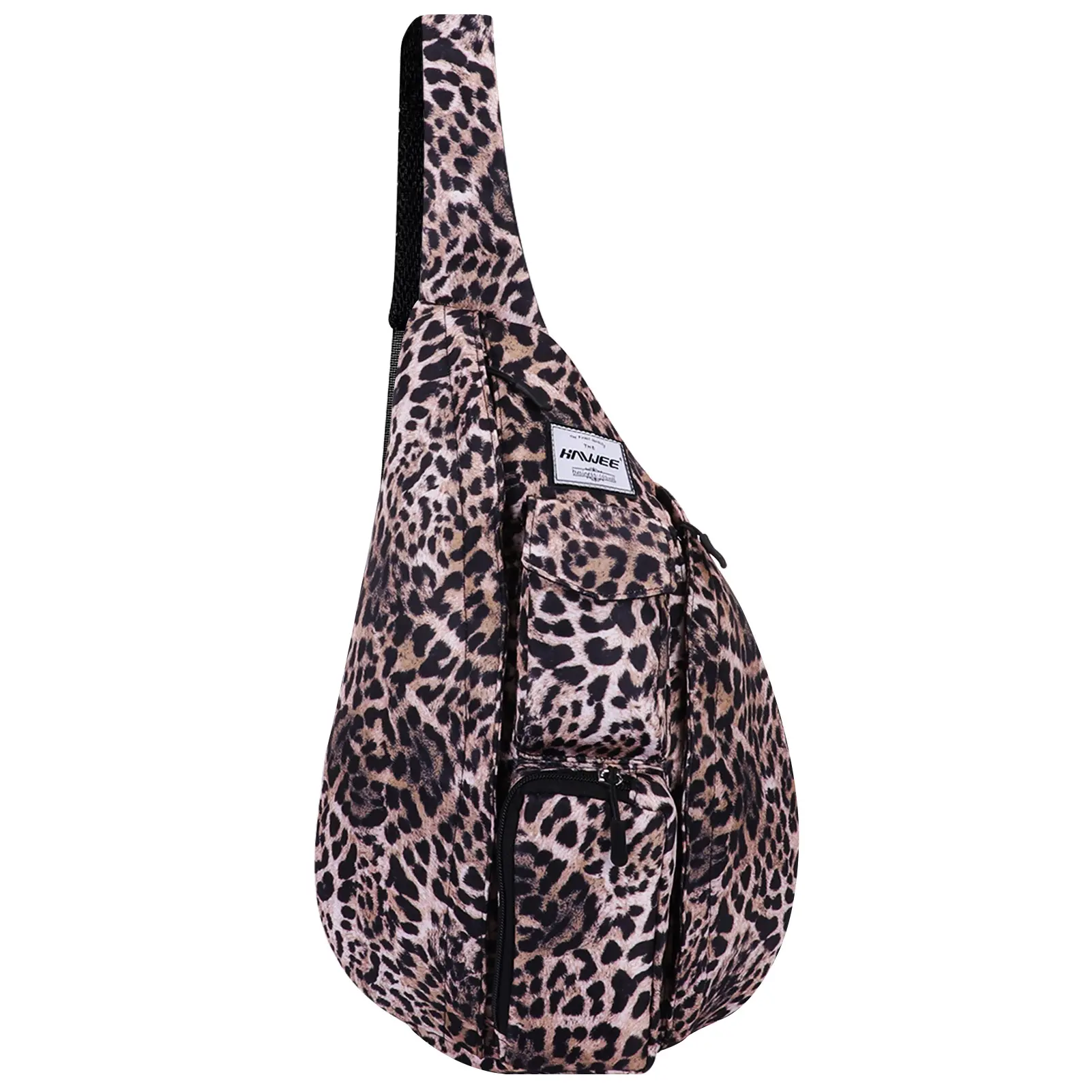 Women's Crossbody Sling Bag - Lightweight Water-Resistant Teardrop Design Daypack with Adjustable Shoulder Strap, Headphone Port, Anti-Theft Pocket for Travel, Casual Vibes