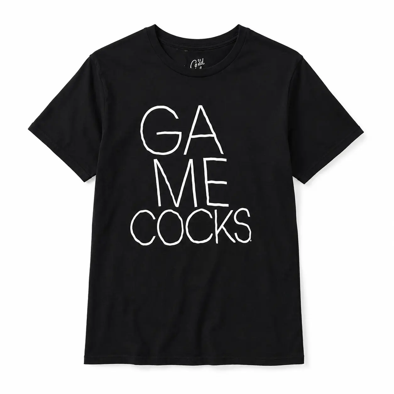Gamecocks Black Graphic T-Shirt Short Sleeve College Fan Tee