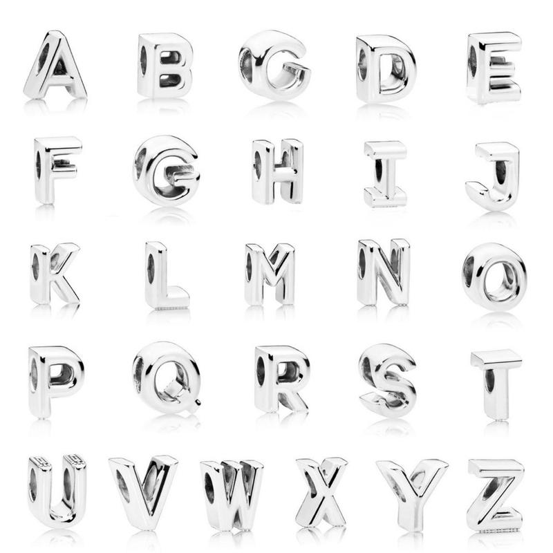 Alphabet Letters Beads Bracelet Accessories Charms Jewelry