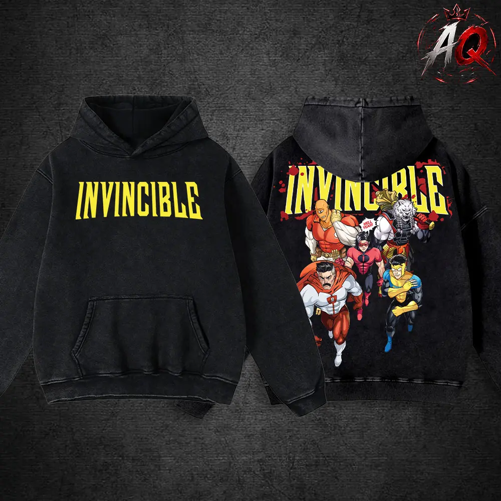 Invincible Shirt Team Collage Tee, Omni-Man Mark Grayson Graphic T-Shirt, Animated Series Hero Villain Shirt, Comic Fans Streetwear Tee, Viral Trending Gift For Fans invincible war