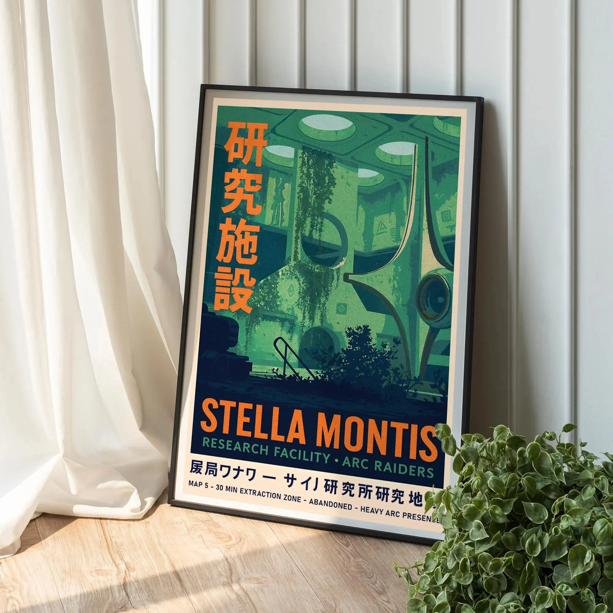 ARC Raiders Poster Stella Montis, Extraction Shter Gaming Room Decor Raid Artwork