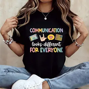 Different Communications Styles for Everyone Sweatshirt Speech Therapy Tee