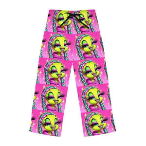 Women's Light Polyester Jersey Style Loungewear Pajama Pants (AOP)