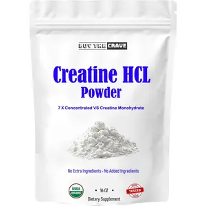 Creatine HCL Powder (16 oz), 1 Ingredient, Energy Production, Athletic Performance, 604 Servings