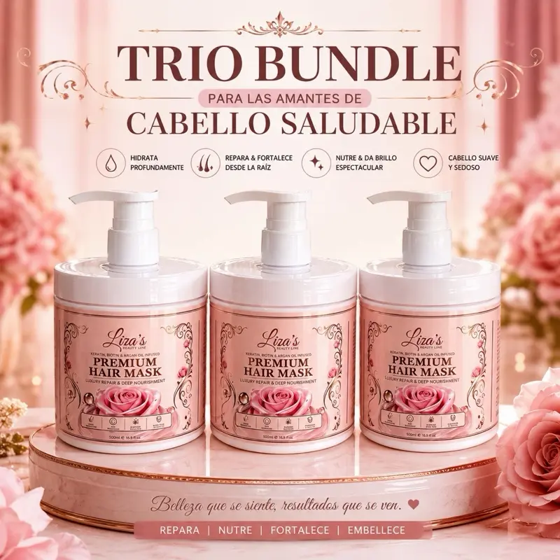 Liza’s Beauty Line Hair Mask Trio Bundle