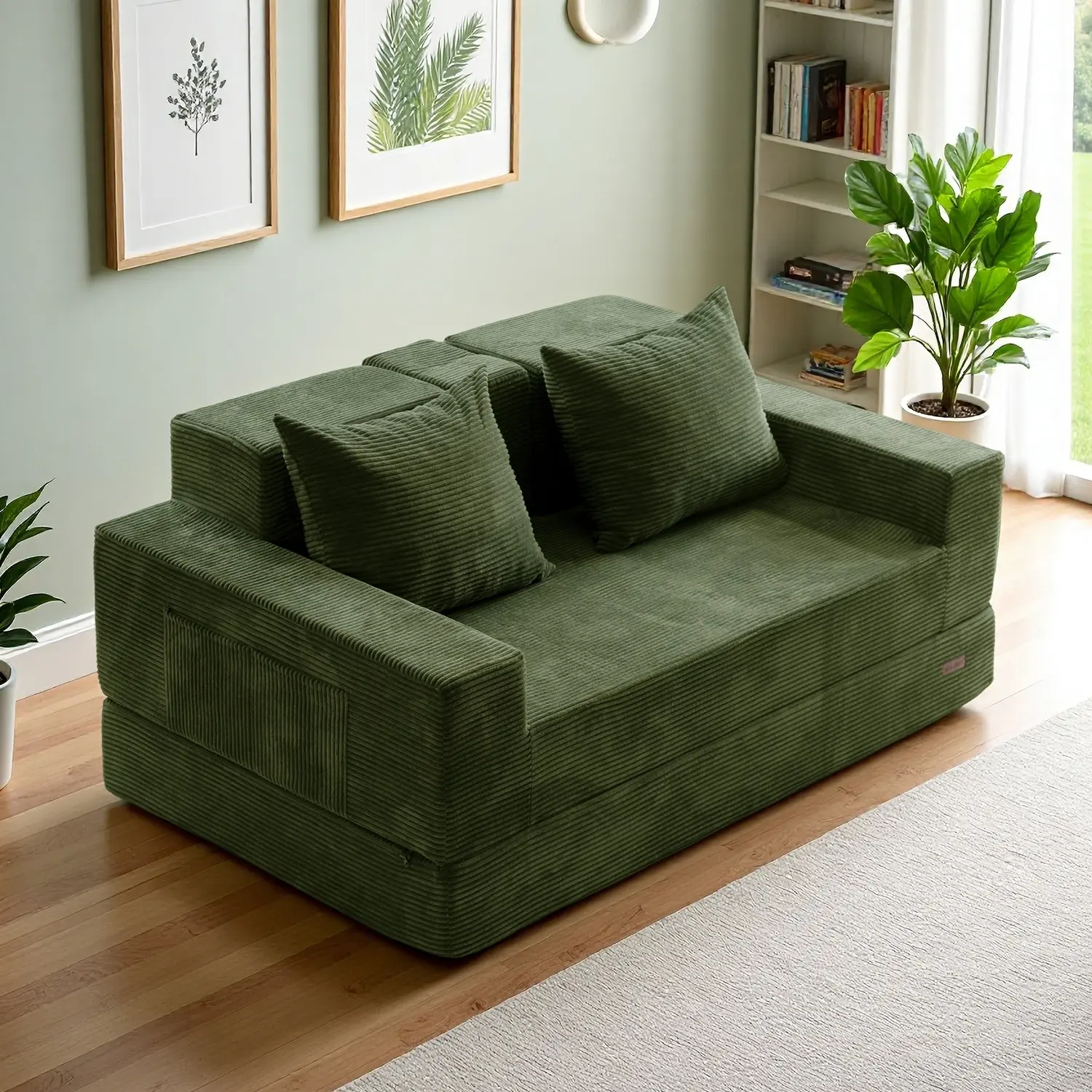Loveseat Dark Green