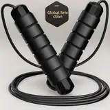 Adjustable Speed Jump Rope with Ball Bearings – Tangle-Free Skipping Rope for Men, Women & Kids, Home Gym Fitness Workout, Exercise Equipment