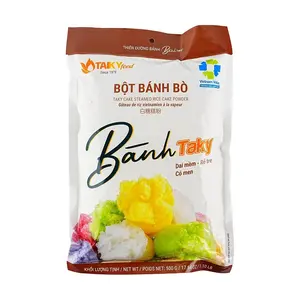 TAKY Vietnamese White Sugar Sponge Cake Mix (Banh Bo) - 500g | Easy Rice Cake Premix for Authentic Asian Desserts