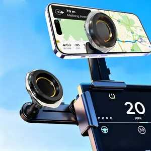 Tesla Magnetic Phone Car Mount Car Cellphone Mount Car Phone Holders Screen Model Y Updated Version 3 Floating Navigation Dedicated New Design, Compatible Models