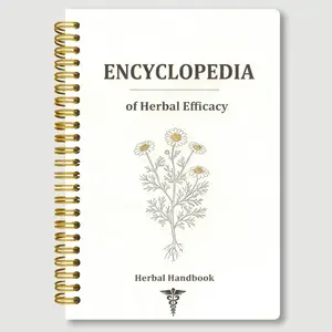 Herbology Manual Research Project - A5 notebook, featuring plant illustrations, properties and magical uses of herbs, high-quality paper, reference guide, a plan book for nature lovers, spiral binding, 13.97X21.08 cm