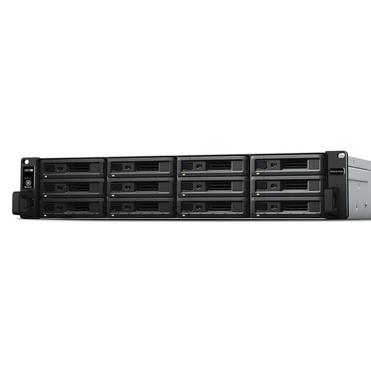 Synology RXD1219sas 12-Bay 2U SAS Storage Expansion Unit, 3.5/2.5" SAS HDD/SSD Drive Bays, No HDD/SSD