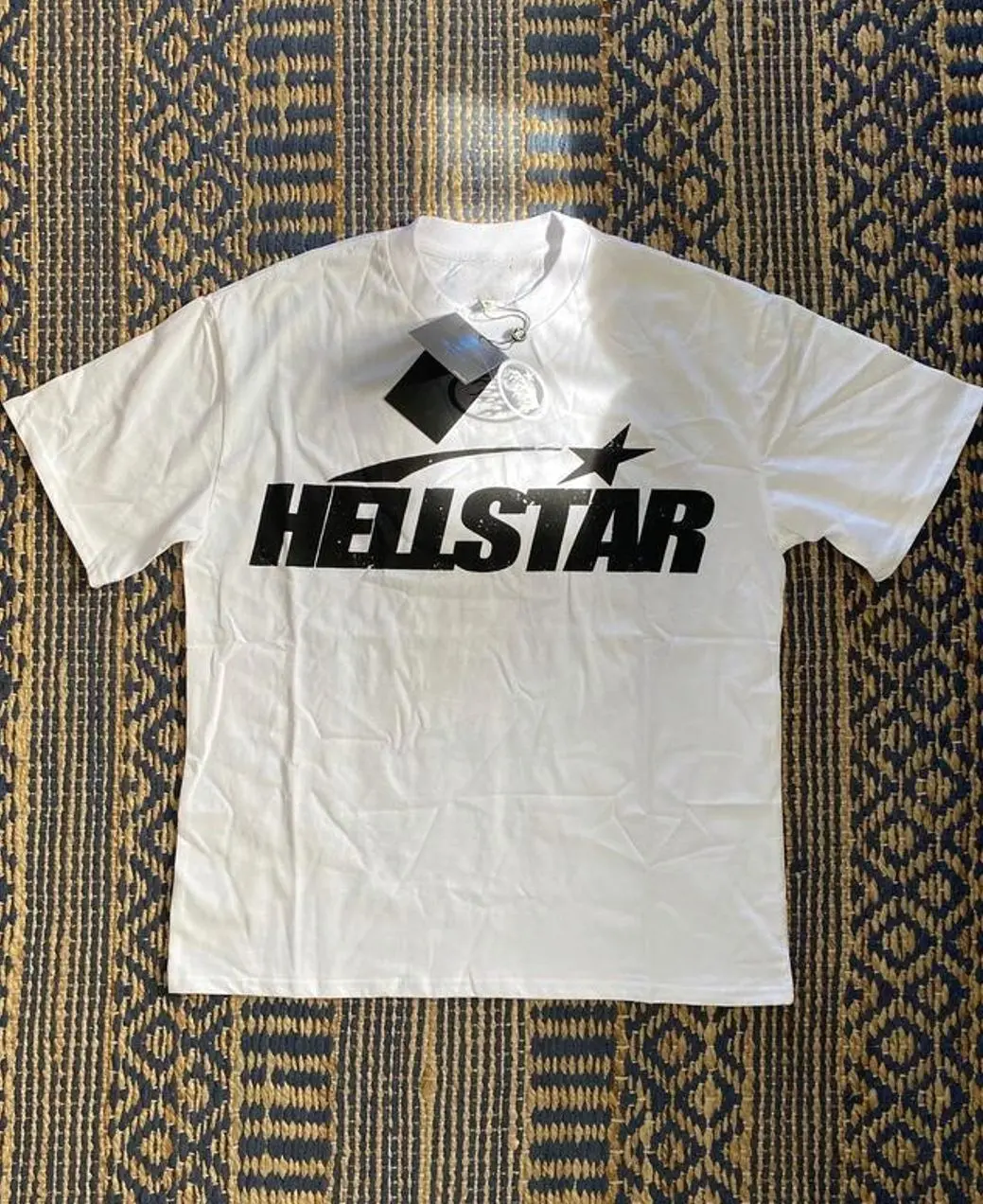 Hell-star Tshirt Mens Casual Menswear Retro Vintage Y2k Aesthetic JZI